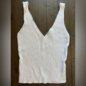 💝$1 with any purchase💝 | Like 🆕 H&M Women’s Basic Ribbed Cami | White | XS
